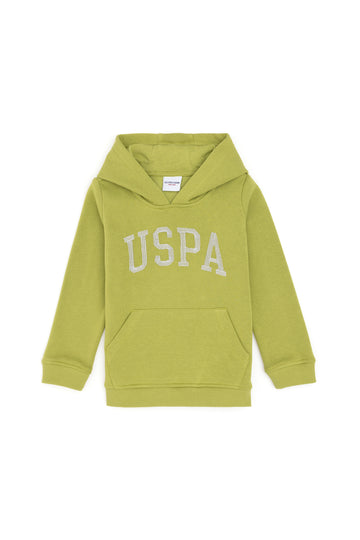 Girl's Peanut Green Basic Sweatshirt