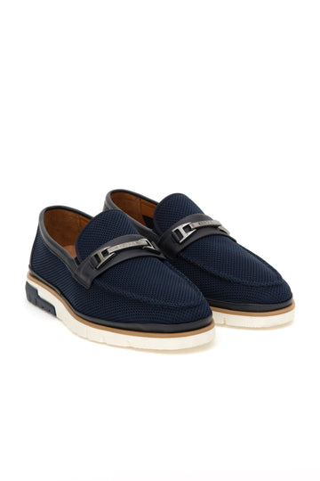 Men's Navy Blue Casual Shoes