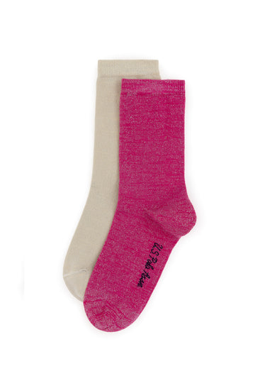 Women Fuchsia Socket Socks