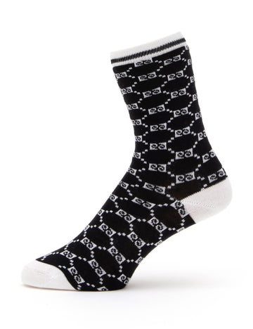 Women's Black Socket Socks