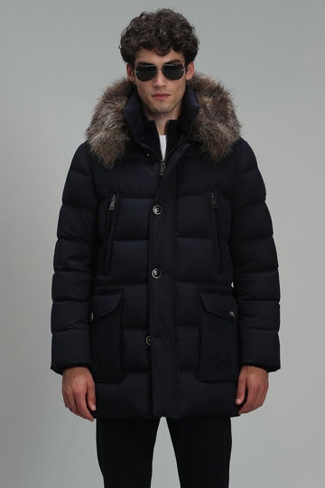 Clark Men's Goose Down Coat Navy