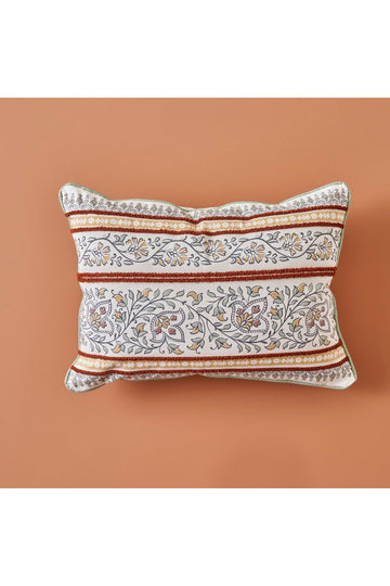 100% Cotton Indian Breeze Embroidered Cushion Cover (35x50 cm)