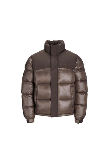 Jack Jones 12261846 Chocolate Brown Men's Casual Coat 12261846-CHOCOLATE-BROWN Brown