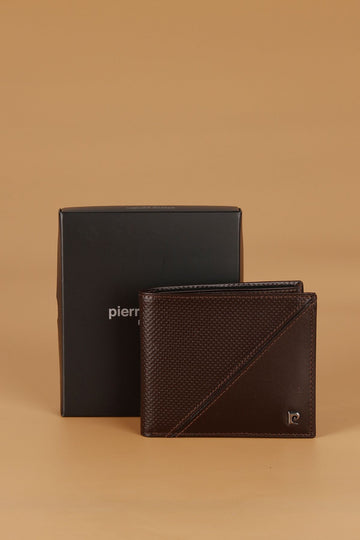 2044I Genuine Leather Men's Wallet Card Holder Analin Brown