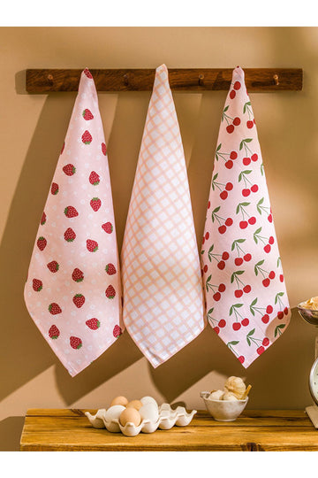 LCW HOME Mixed Printed Drying Cloth 3 Pcs 40x50 Cm