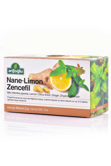 Mint - Lemon - Ginger Süzen Tea Bag 20pcs