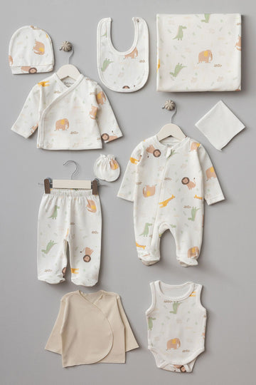 10-Piece Hospital Outlet Set with Lion Pattern