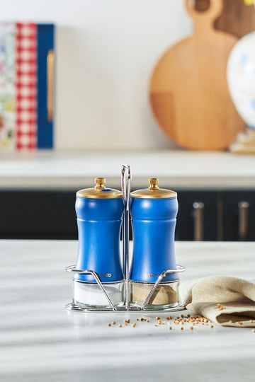 Blue Berry Glass Salt And Pepper Shaker