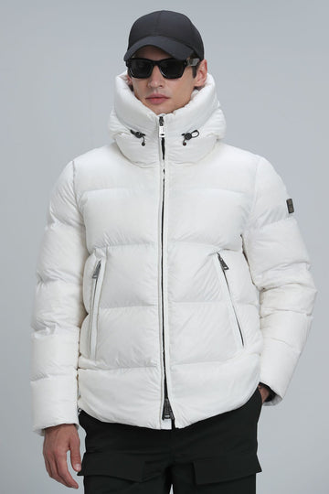 Tommy Goose Down Men's Coat White