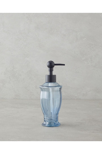 Emily Bathroom Liquid Soap Dispenser 7x7x19 cm Blue