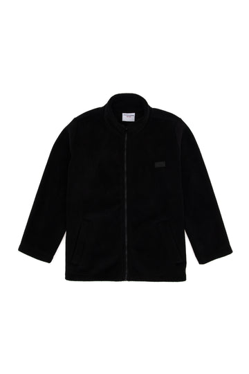 Boy's Black Knitted Cardigan