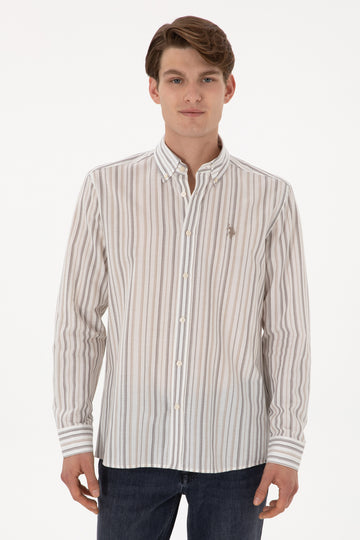 Mens Mink Long Sleeve Shirt