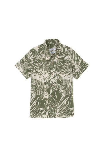 Boy's Ecru Short Sleeve Shirt