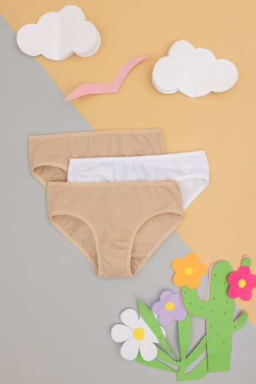Girls' 3-Piece Panties