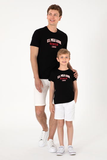 Men's Regular Fit Crew Neck Black T-Shirt