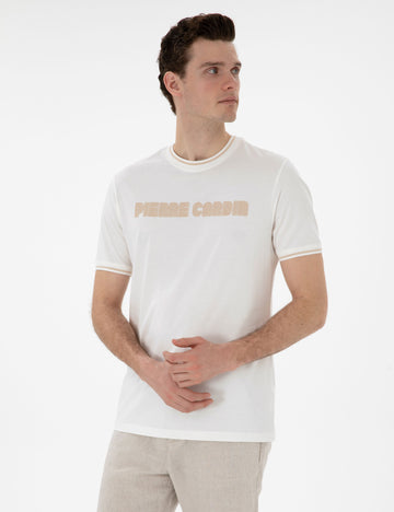 Ecru Regular Fit T-Shirt