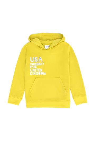 Kids Peanut Green Hooded Sweatshirt