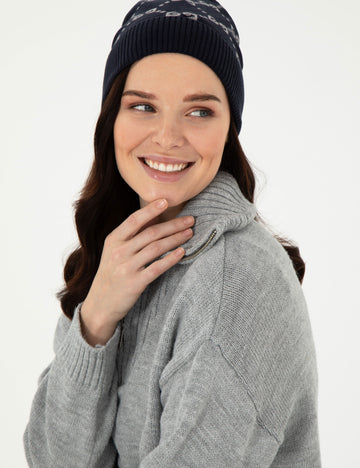 Navy Blue Beanie