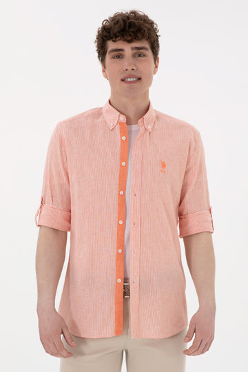 Men's Pomegranate Flower Long Sleeve Shirt