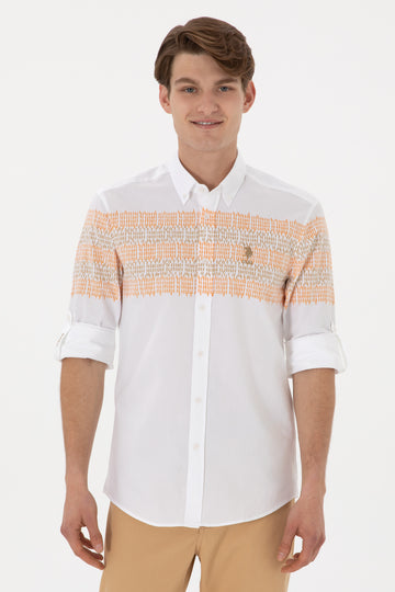 Men's Camel Long Sleeve Shirt