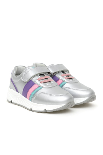 Girl's Grey Sneakers