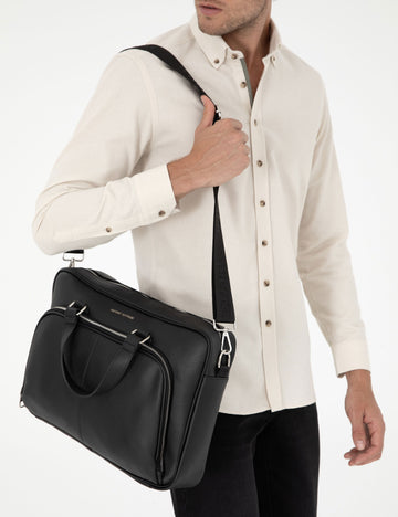 Men's Black Briefcase