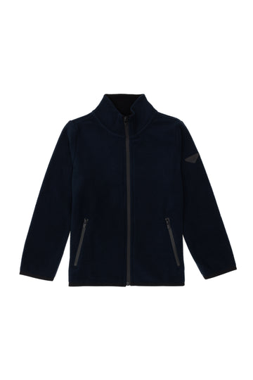 Boy's Navy Blue Knitted Cardigan