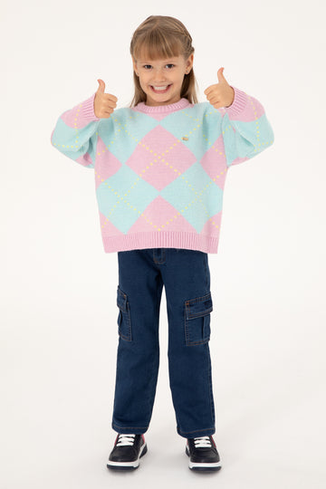 Girl's Pink Sweater
