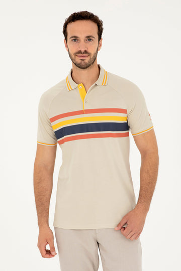 U.S. Polo Assn. - Men's Stone T-Shirt - S - Grey - 50287106018
