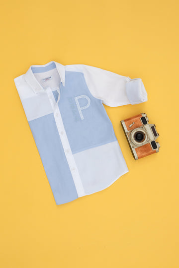 Boy's Blue Long Sleeve Shirt