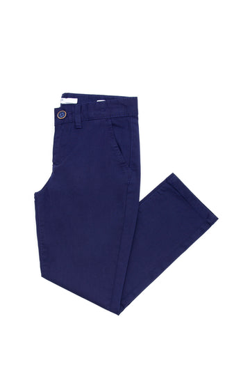 Boy's Navy Blue Canvas Pants