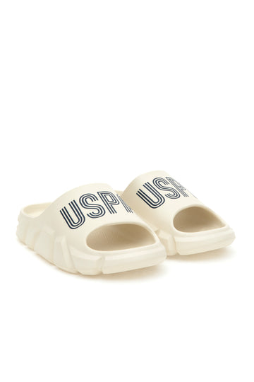 Men's Cream Slippers