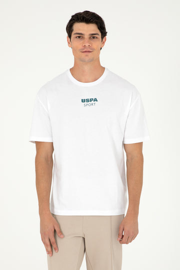 Men's Comfort Fit Crew Neck White T-Shirt