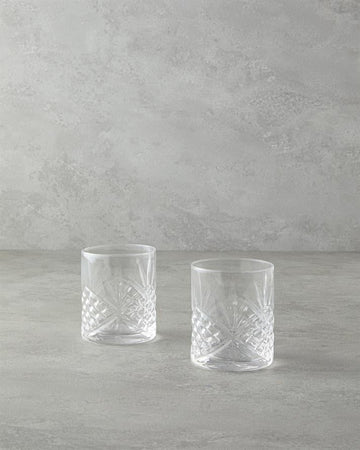 Agolde Glass 2 Pcs Soft Drink Glass Transparent