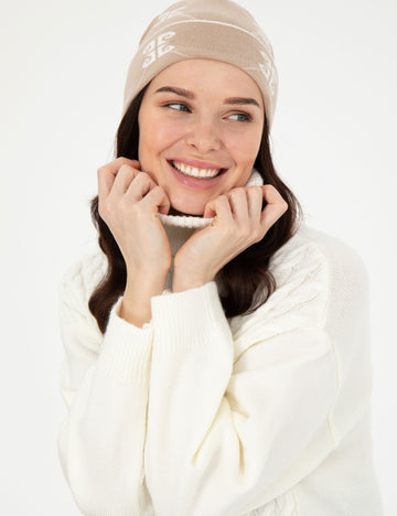 Beige Beanie