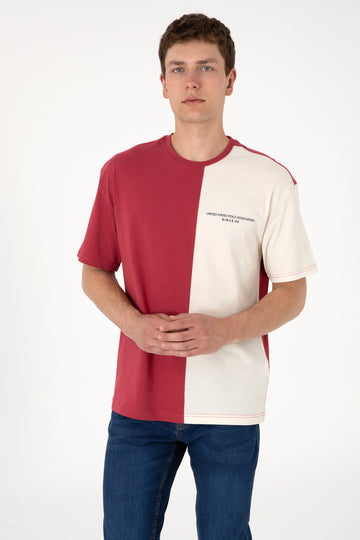Men's Comfort Fit Crew Neck Cherry T-Shirt