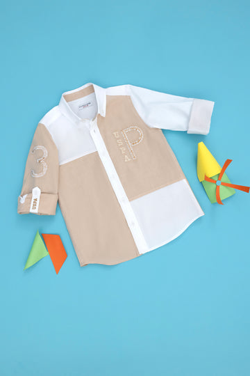 Boy's Sand Long Sleeve Shirt