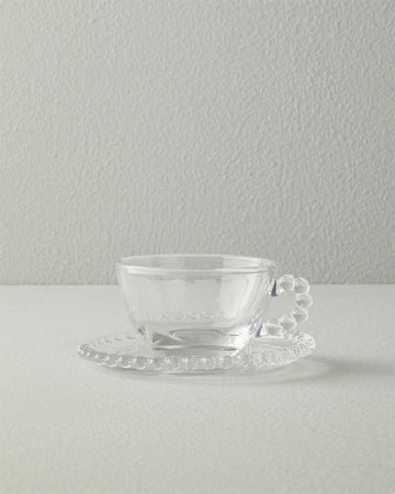 Balloon Glass 8 Pieces 4 Seater Tea Cup Set