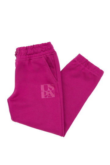 Girl's Fuchsia Sweatpants