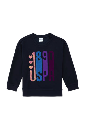 Girl's Navy Sweatshirt