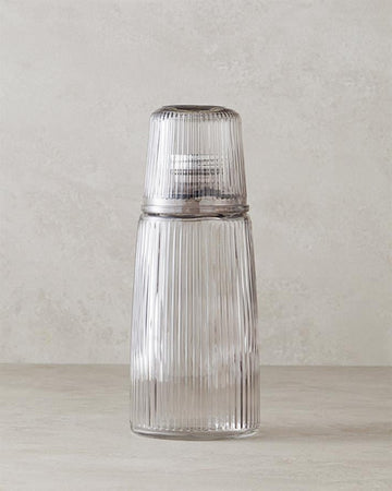 Botelya Glass Bedside Pitcher Anthracite