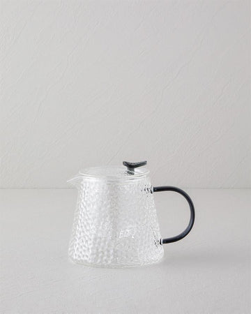 Bubbly Glass Teapot 500 ml Smoked