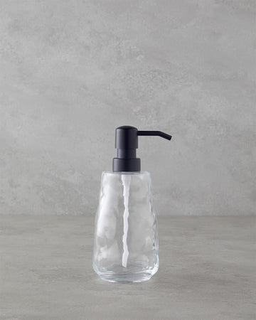 Carly Bathroom Liquid Soap Dispenser 19.5 cm Transparent