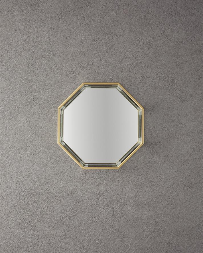 Deluxe Glass Decorative Tray Gold