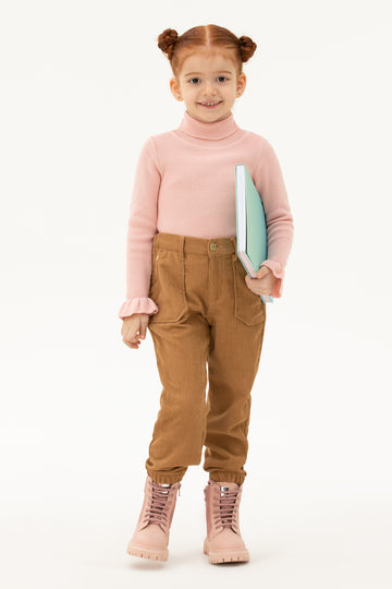 Girl's Powder Pink Sweater