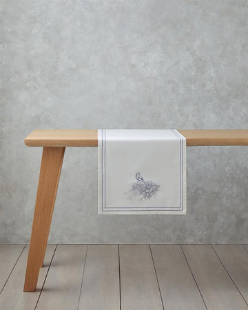 Edenic Polyester Runner 40x140 cm Navy