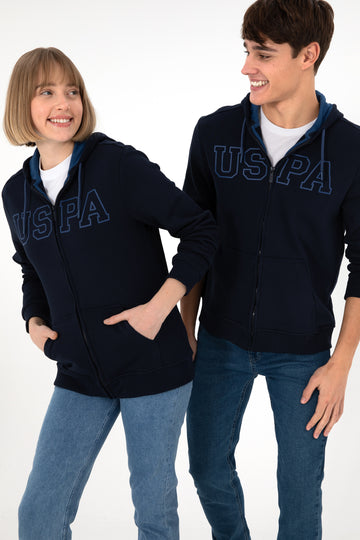 Men's Navy Blue Knitted Cardigan