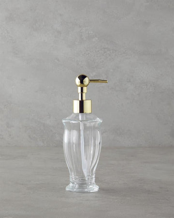 Emily Bathroom Liquid Soap Dispenser 7x7x19 cm Transparent