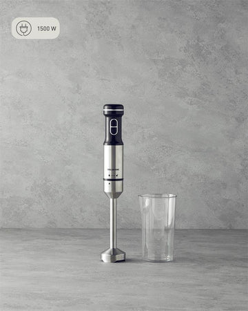 English Home ELB 3001 4-Blade Hand Blender Black-Chrome