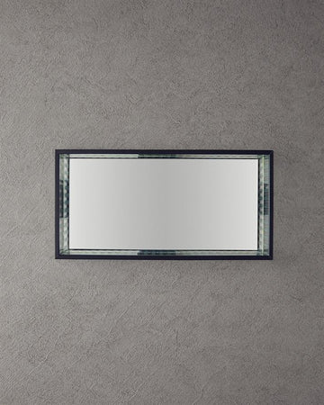 Glamour Glass Decorative Tray Black
